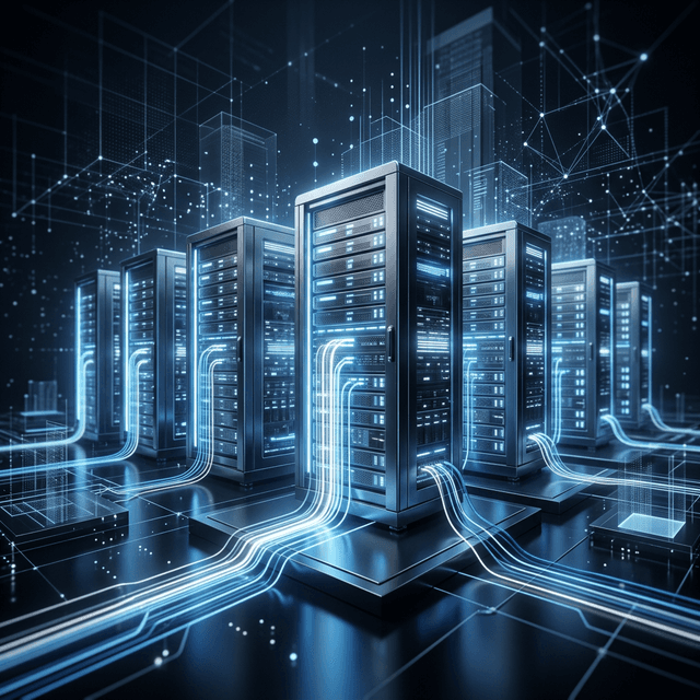Conceptual Visualization of Enterprise Cloud Server Optimization